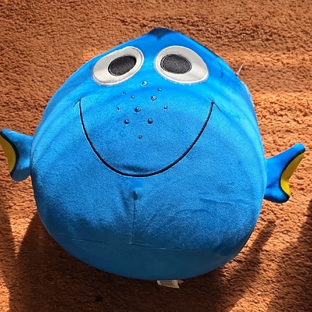 Disney Blue and Yellow Fish Plush